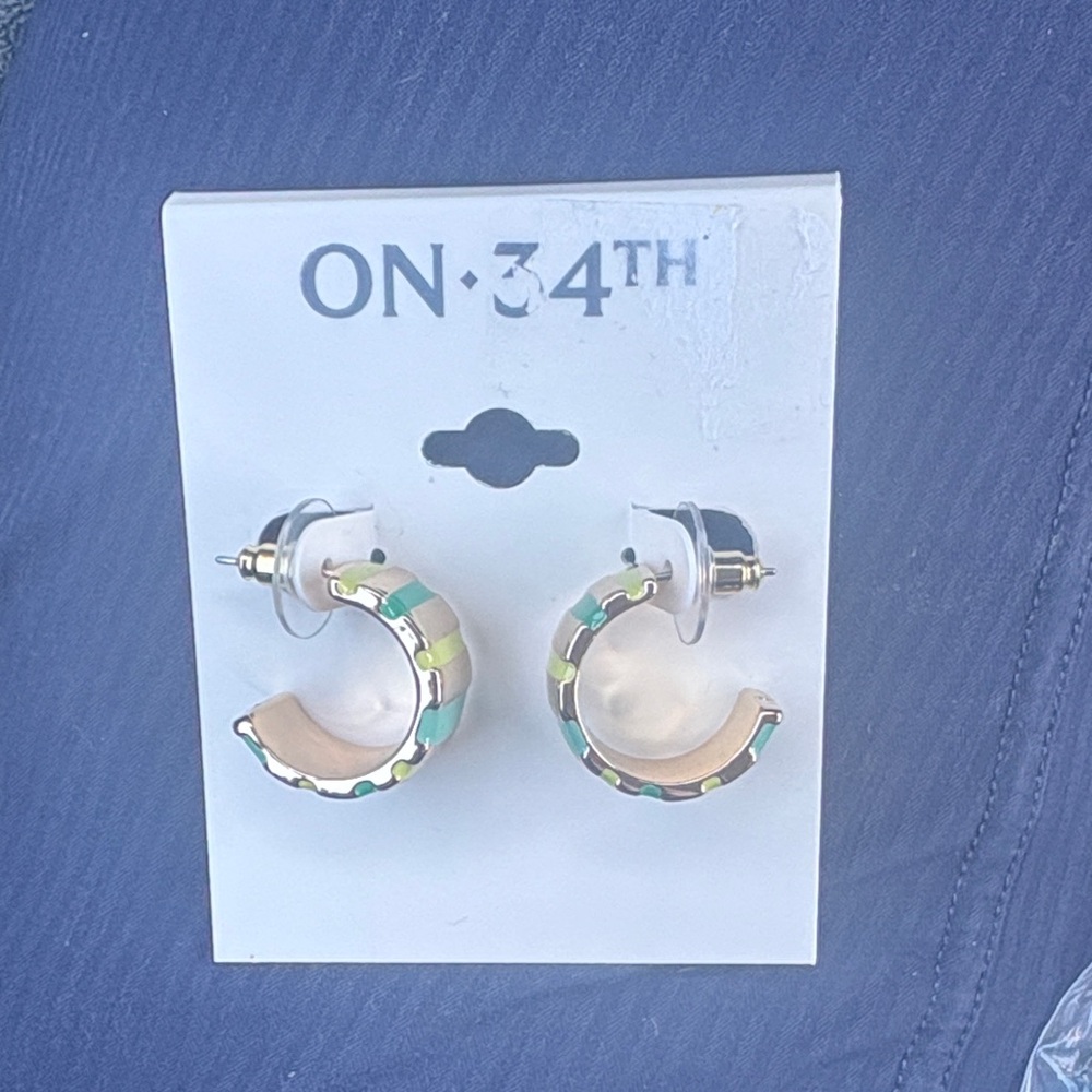 Multicolor Hoop Earrings